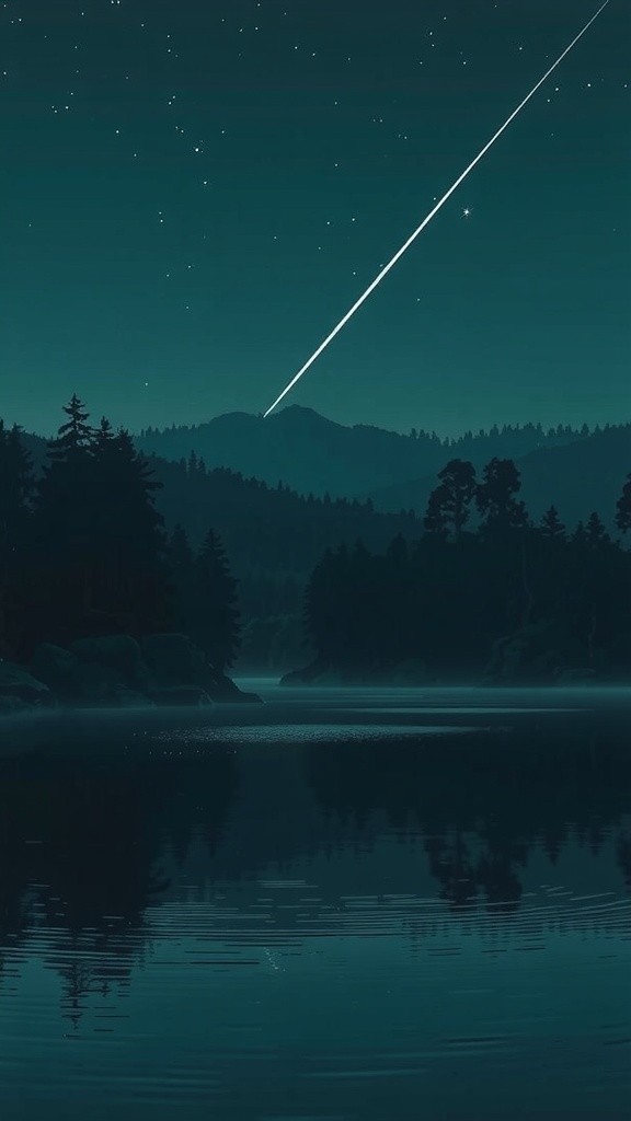 Bintang Jatuh di Danau