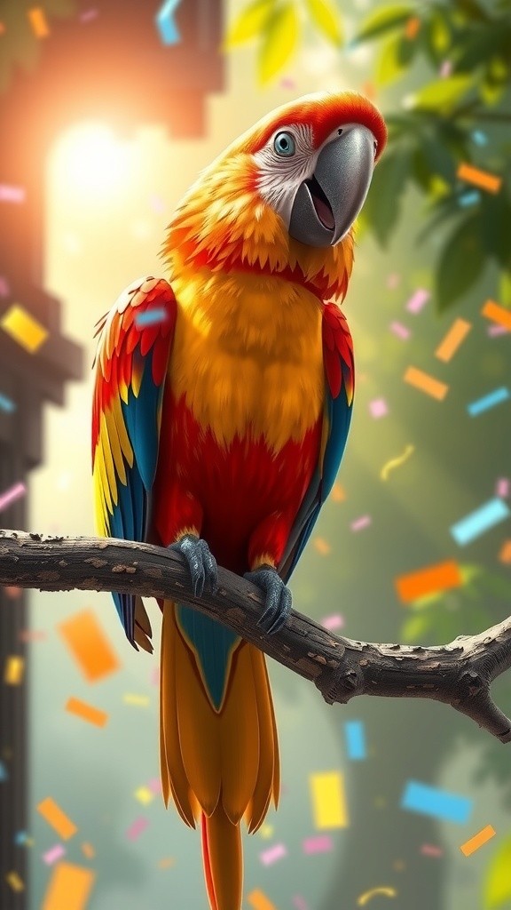 The Talking Parrot Prank 🦜