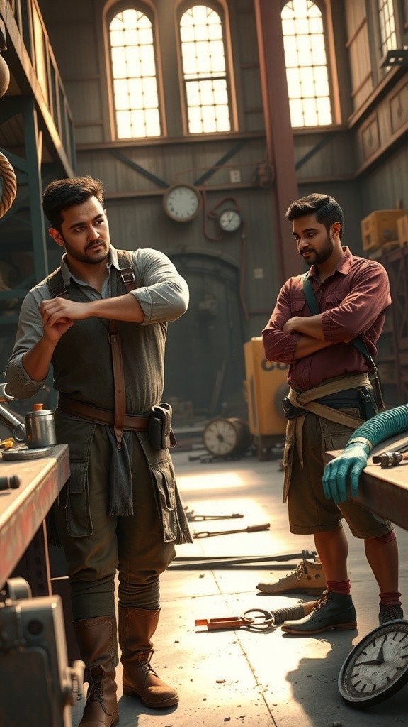 The Accident of Shalio, Akale, and Rampez at Work