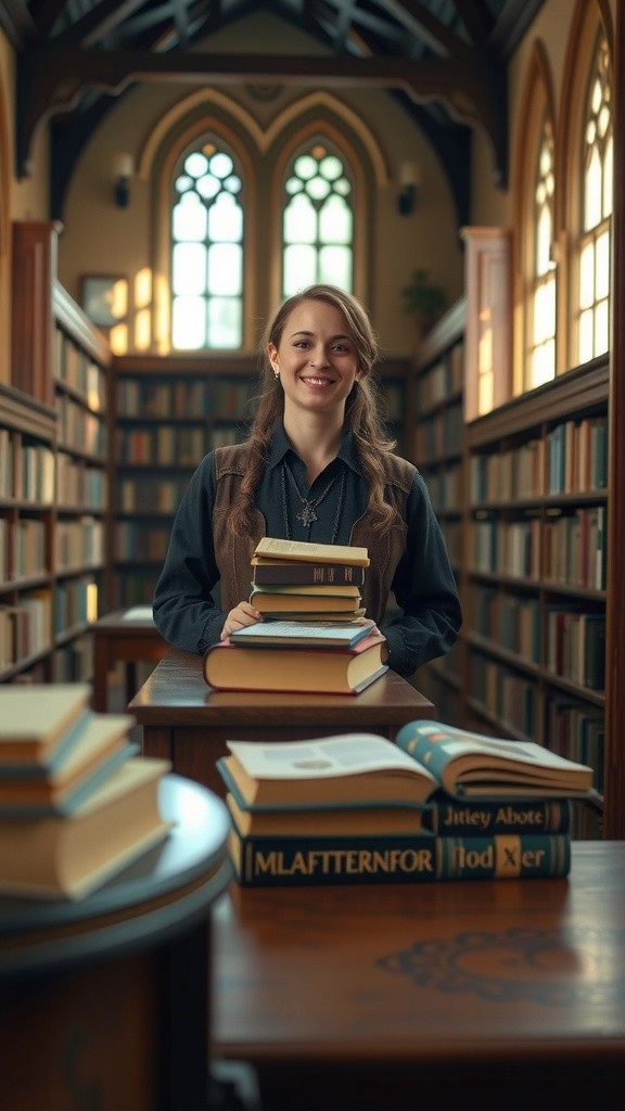 Elara and the Secret Garden Beneath the Library