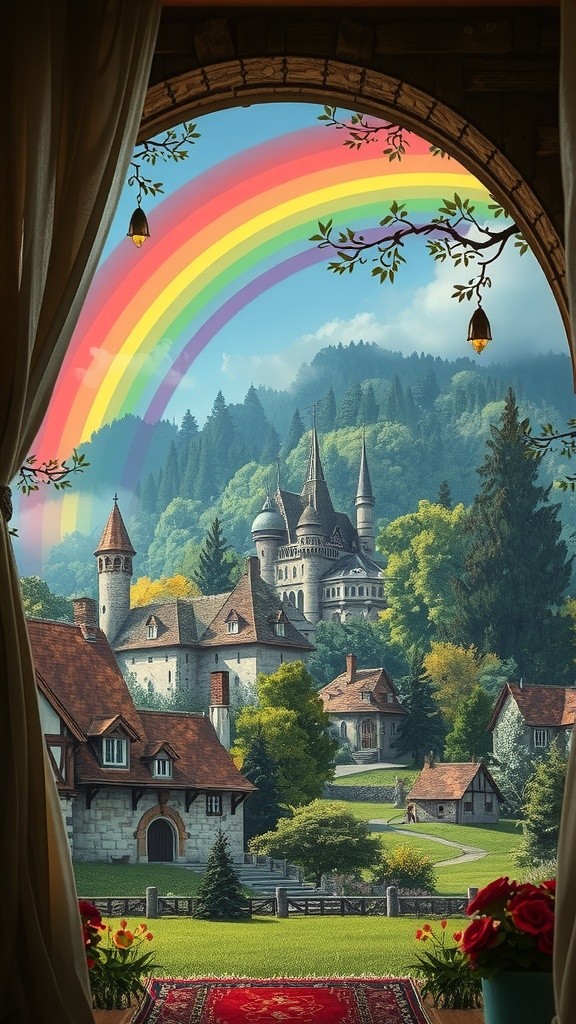 Lila's Adventure in the Rainbow Forest