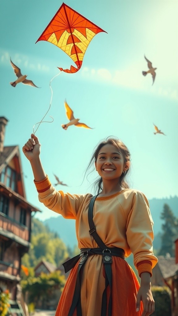 मीशु और जादुई पतंग की कहानी