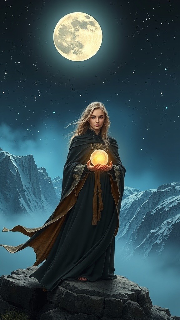 जादूगरनी और चाँद की उदासी