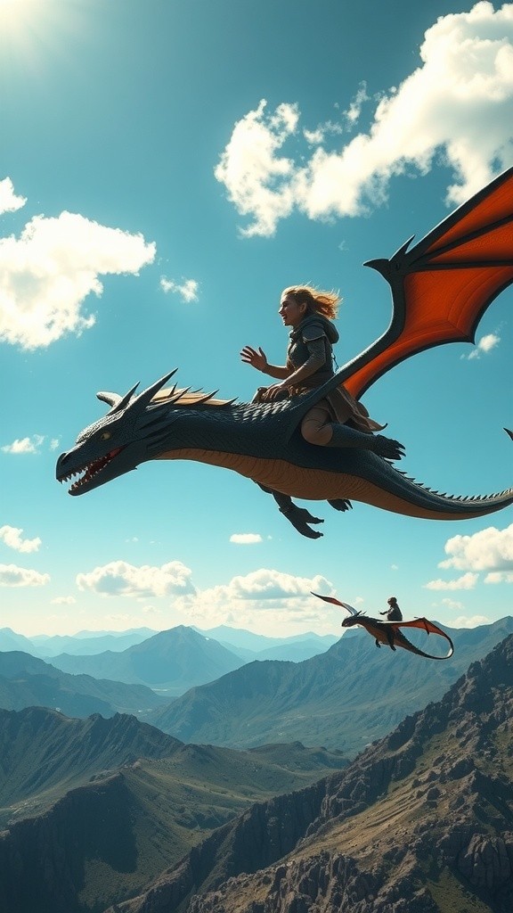 Forbidden Flames: A Dragon Rider's Love