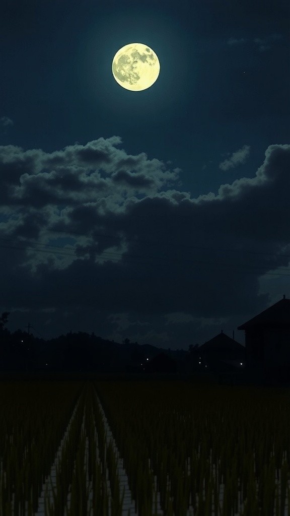 Bayangan di Tepi Sawah: Suara yang Mengikutiku