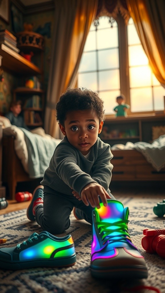 Rainbow Shoes: The Magic of Sharing!