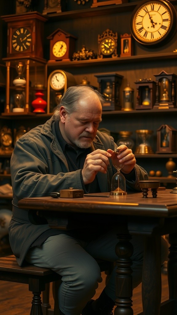 The Clockmaker's Blooming Joy