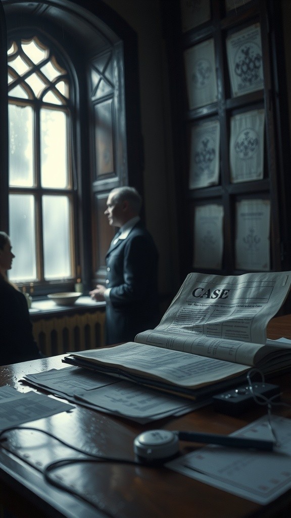 The Waiting Shadow on California Street