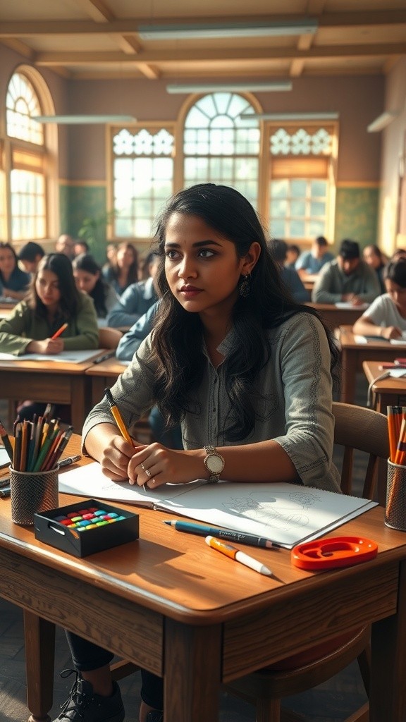 The Magical Door in Mara's Pencil Case