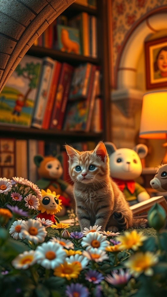 चिंकी बिल्ली और जादुई धागा