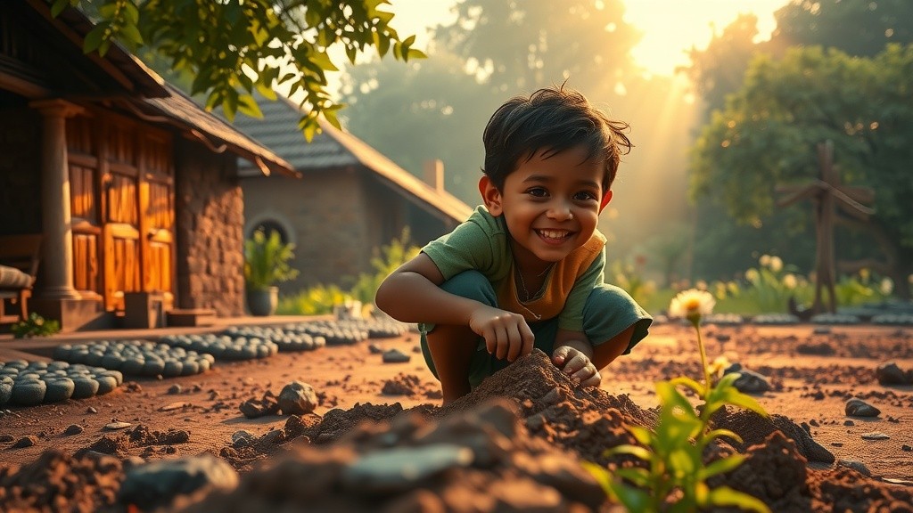 आरव और जादुई बर्गर पेड़