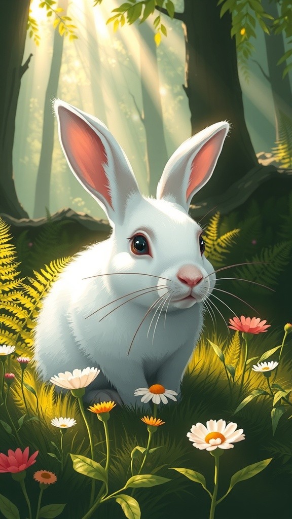 Kelinci Penyelamat Anakan Kucing