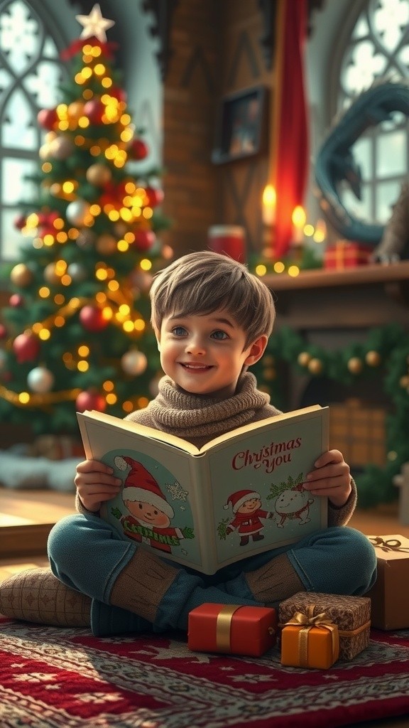 Santa Comes Alive from the Christmas Book!