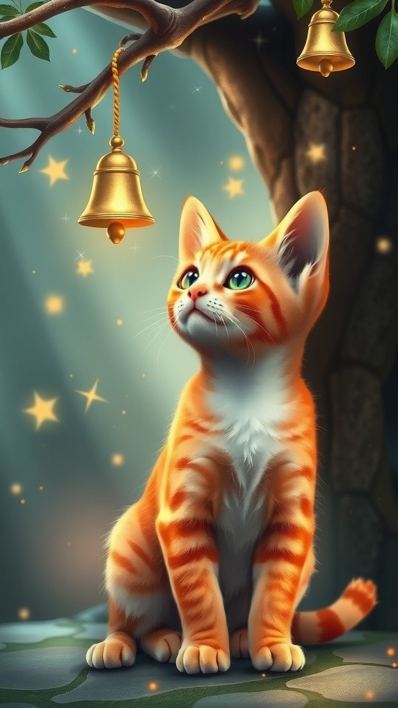 गोलू बिल्ली और जादुई घंटी की कहानी