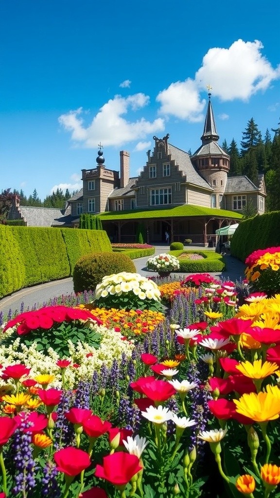 A Beautiful Girl in a Butchat Garden