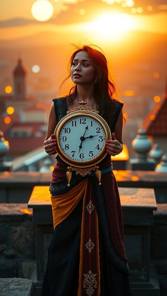 Whispers of Golden Hour: A Romantic Rooftop Serenade