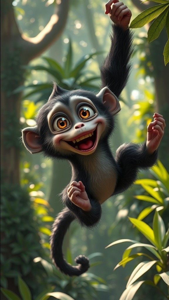 The Lonely Monkey and the Magical Fruit