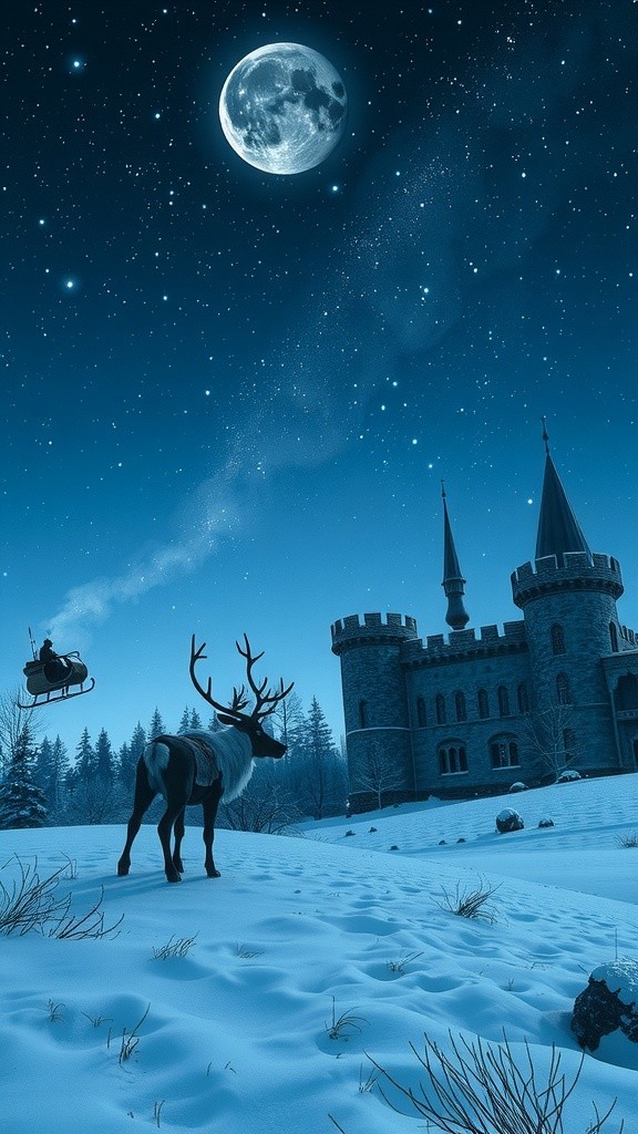 The Reindeer Who Became Santa's Chief Sleigh