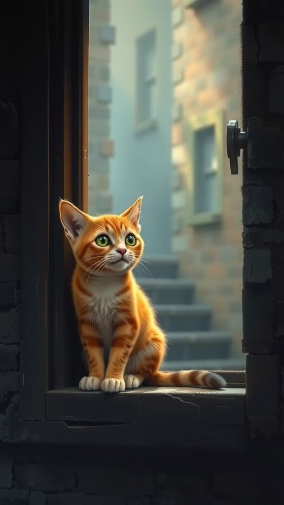 From Shy Kitten to Fearless Hero: Snow's Awakening