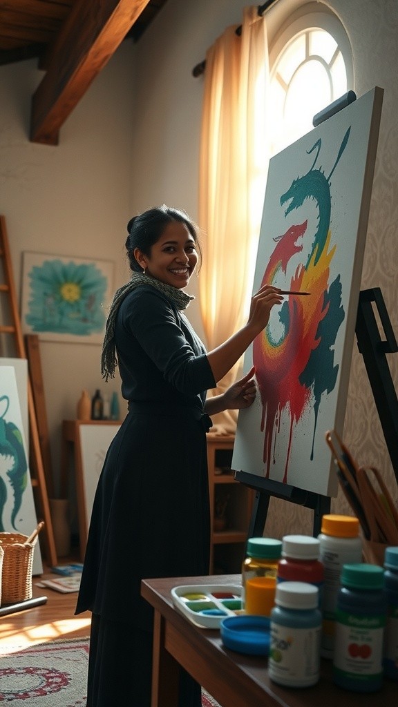 रिया और रंगों की तलाश