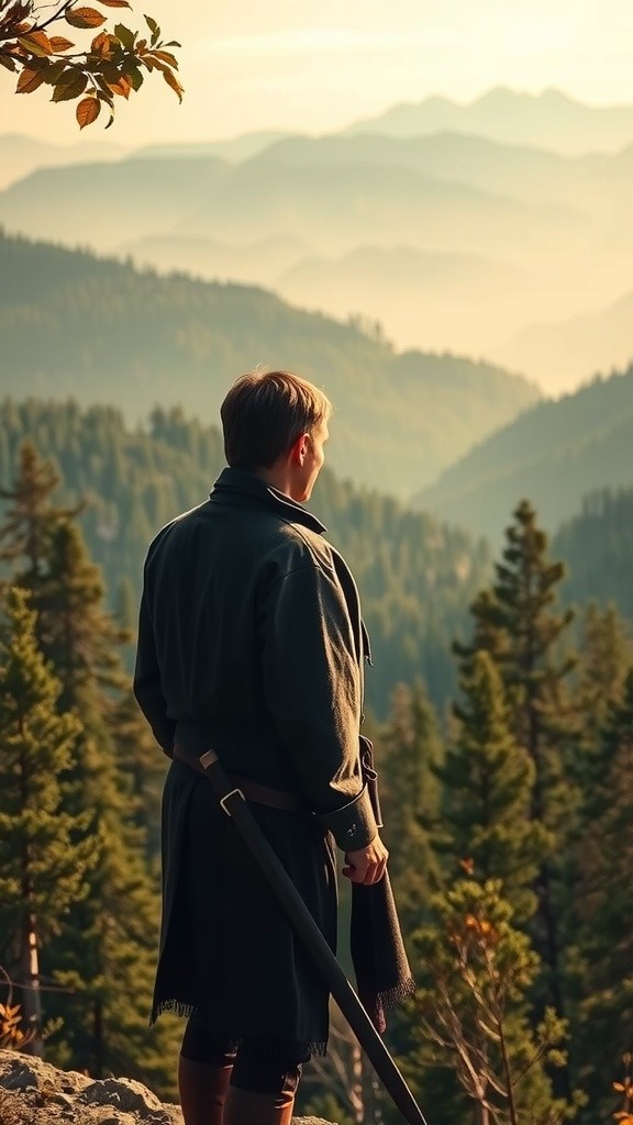 Wisdom of the Eagle: A Serene Forest Encounter