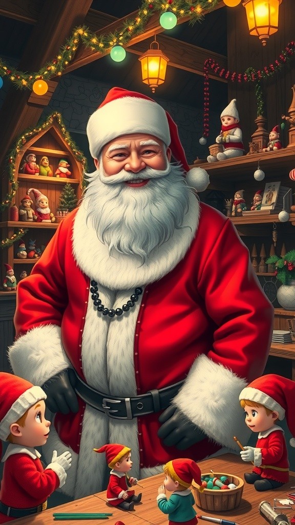 Santa's Magical Christmas Eve Flight