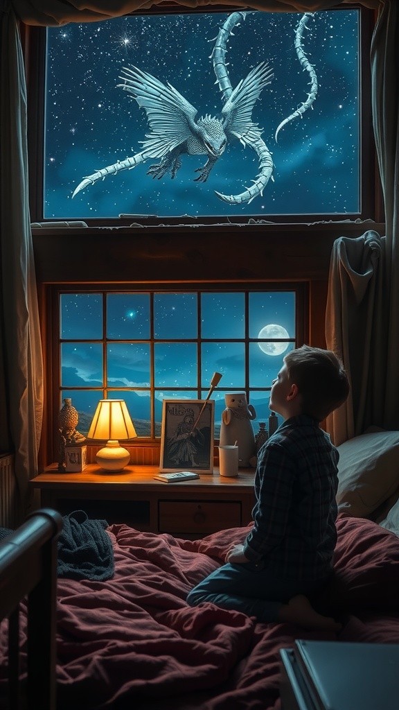 A Young Wizard's Adventure at Hogwarts