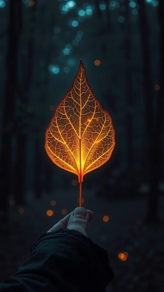 The Glowing Leaf
