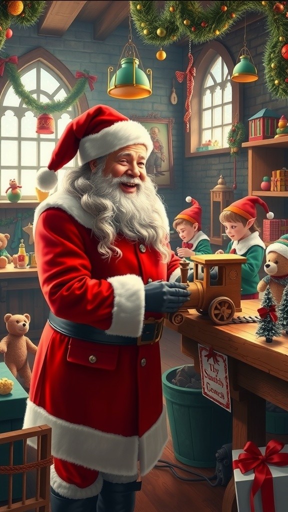 Santa Distributing Interlink Networks Coins ITLG and ITL