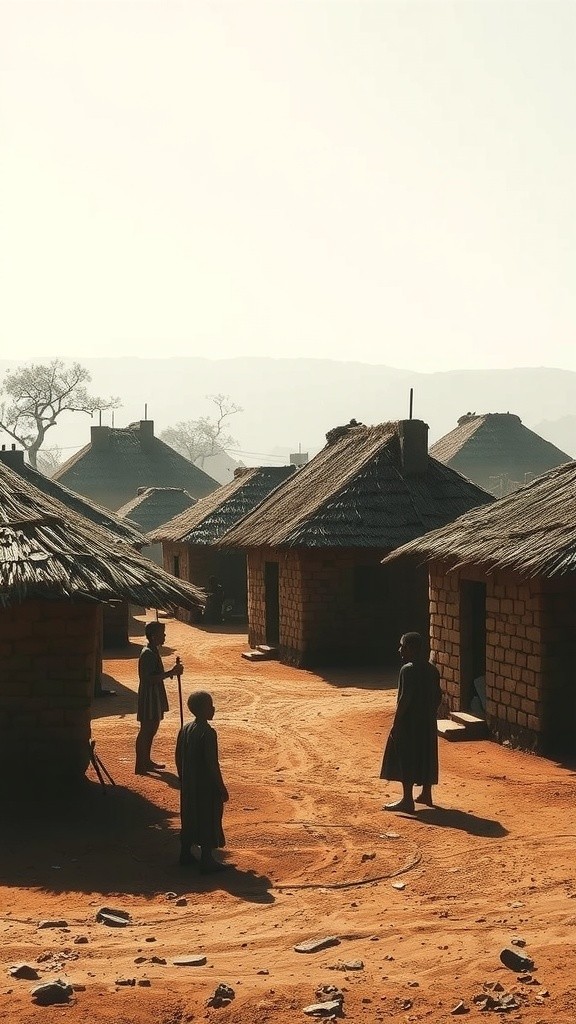 Heroic African Brave Saves Community from Dinosaur!