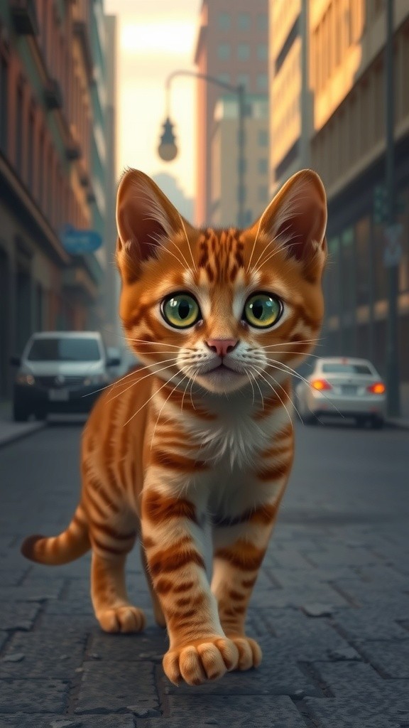 A Cat's Determined Journey for Love