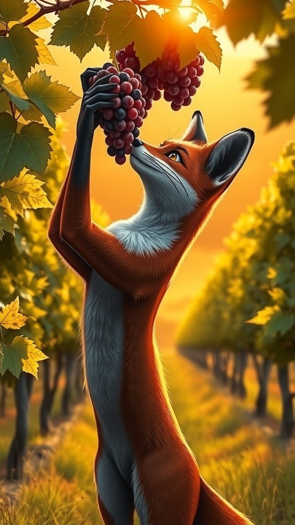 The Sour Grapes of the Hungry Fox