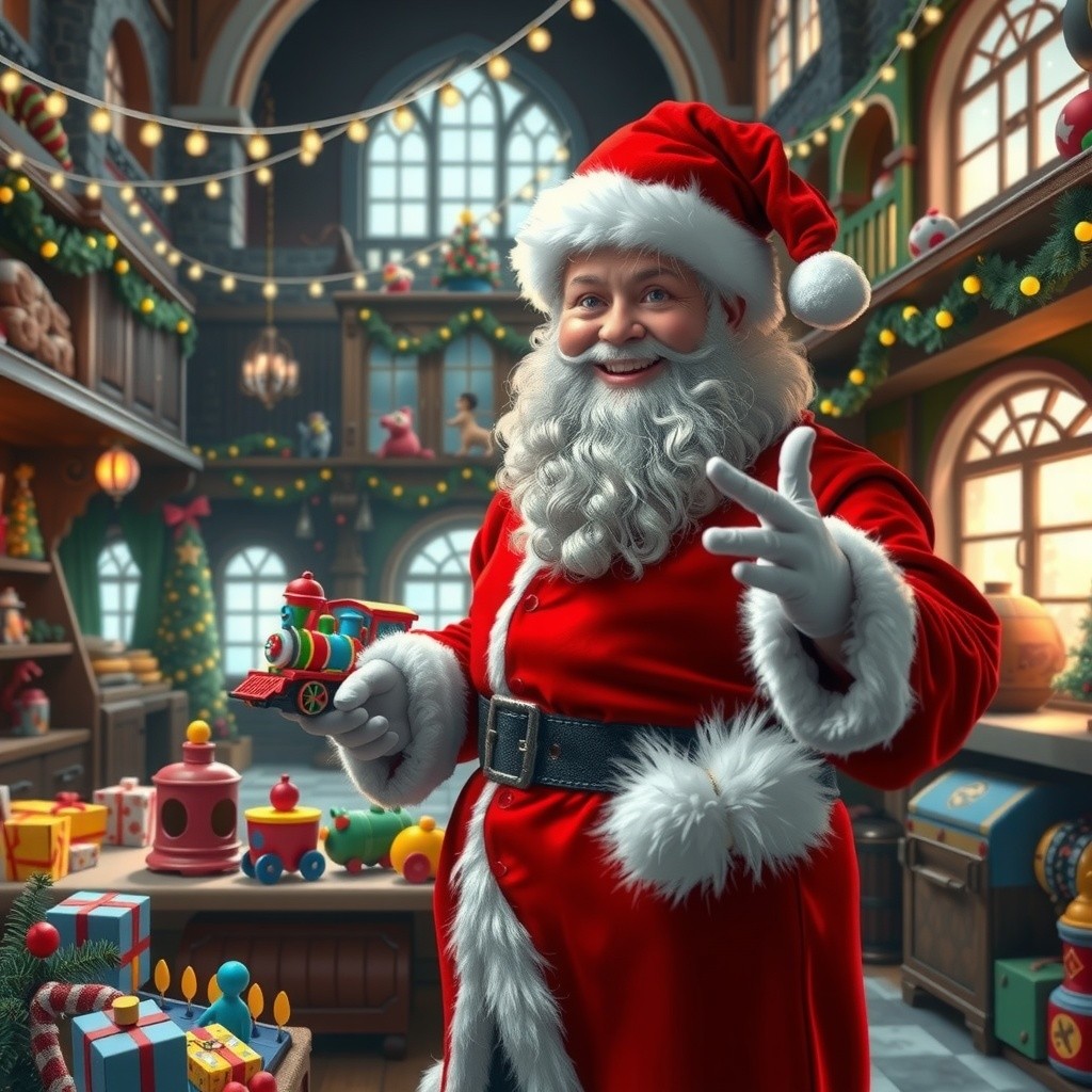 सांता क्लॉज और जादुई नृत्य