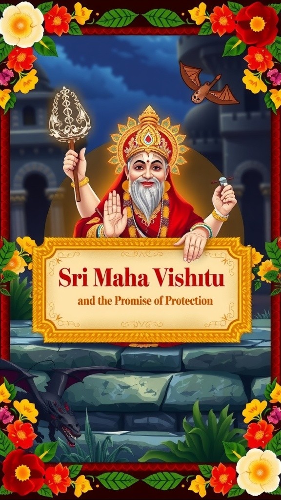 The Brave Heart of Young Prahlada and the Promise of Sri Maha Vishnu