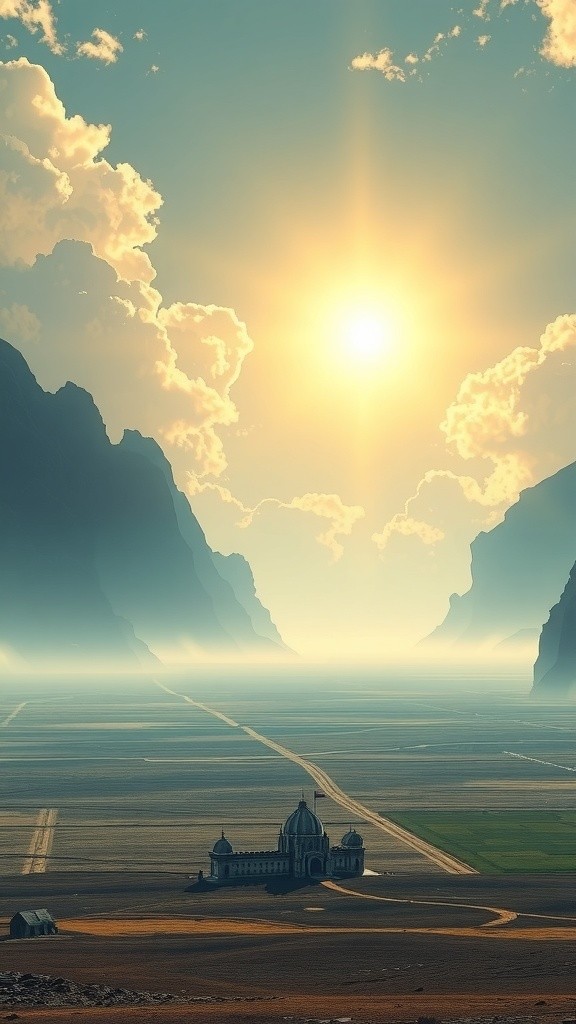 Heroic Ascent: A Mythic Journey in Divine Light