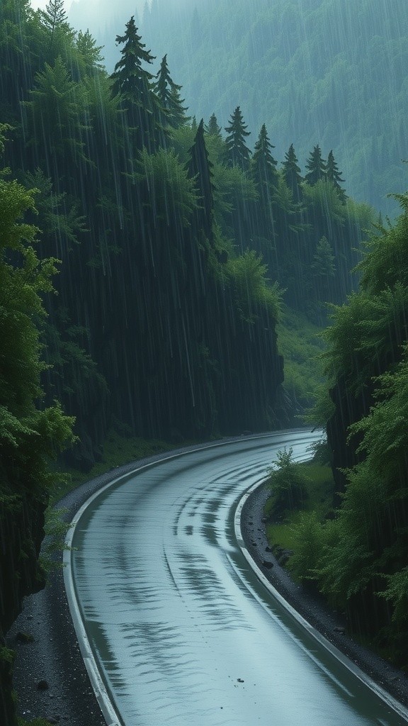 Eagle Soars Over Rainy BMW Ride