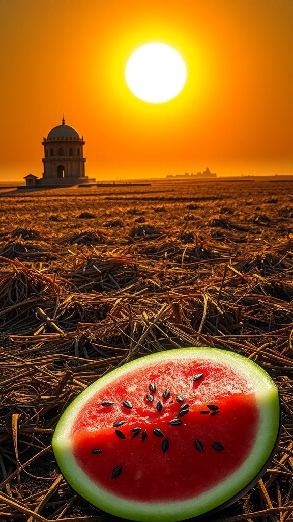 किसान की प्यास और जादुई तरबूज