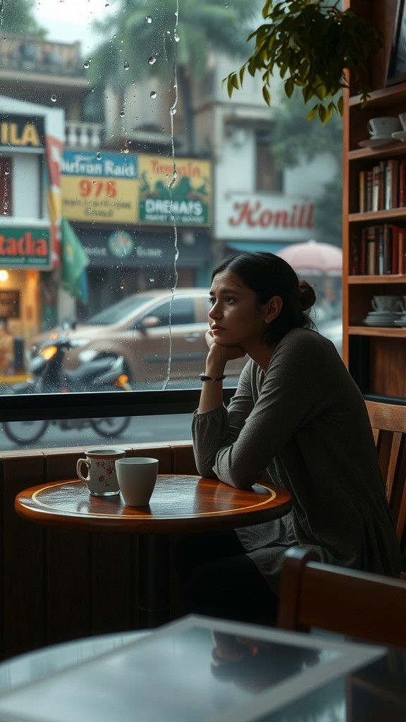 अभय और माया की बारिश में बातें