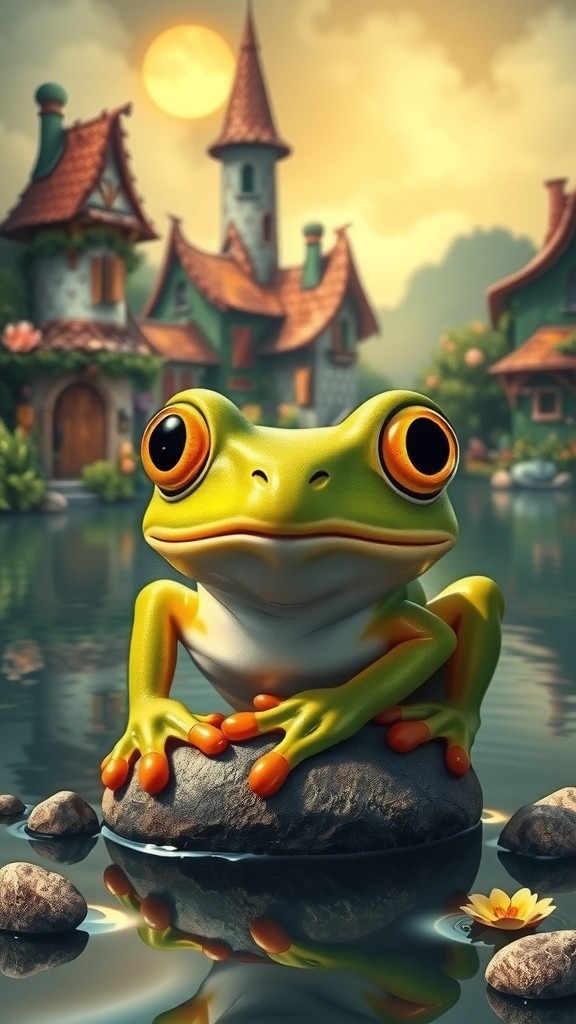The Frog Who Granted a Wish for Happiness