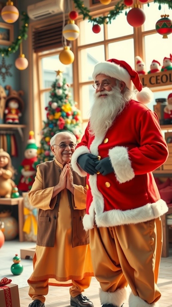 Santa's Enchanted Journey with Grandpa