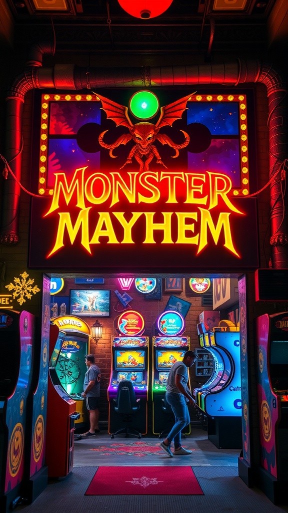 Monster Mayhem in the Arcade!