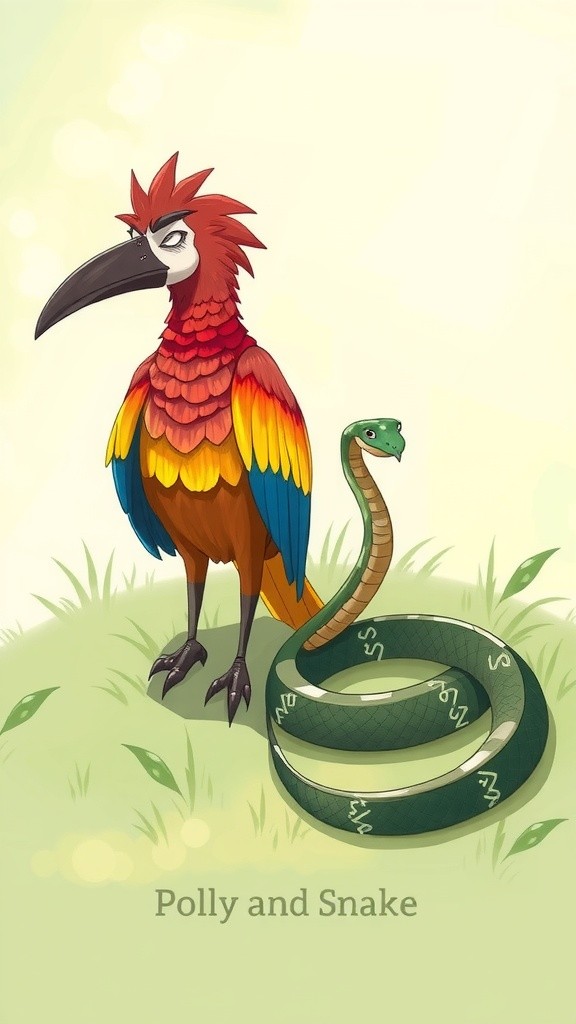 The Peacock and the Snake: A Lesson in True Strength