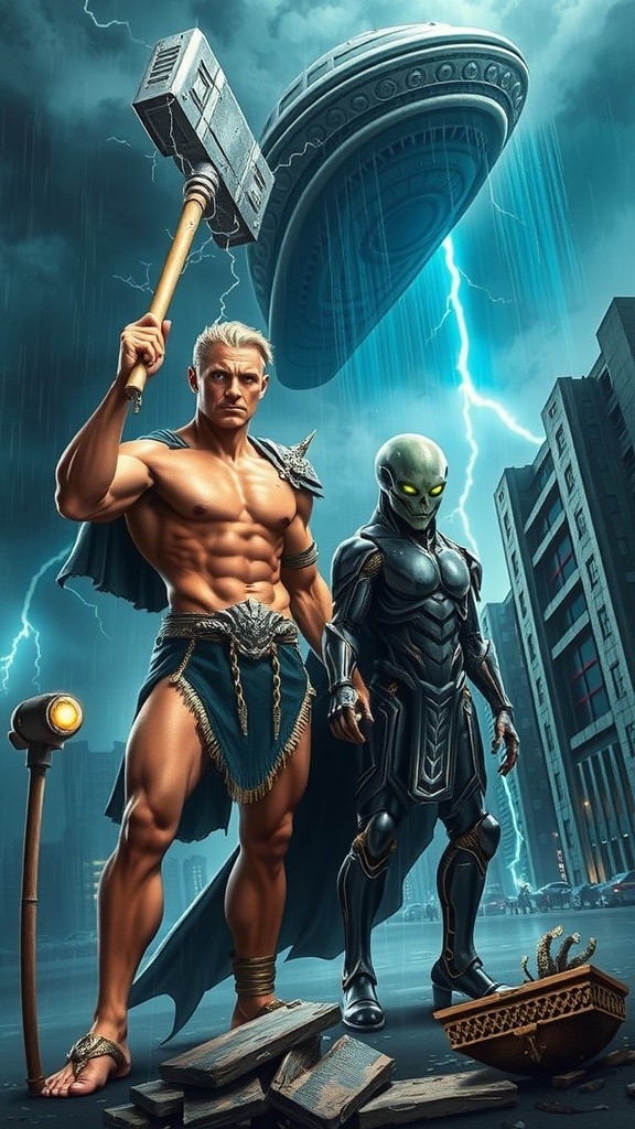 थॉर का एलियन अटैक: धरती की रक्षा का महाकल्प