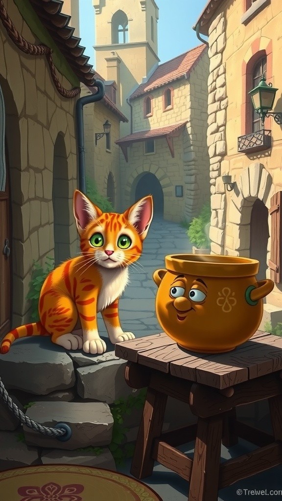 टिल्लू बिल्ली और समझदारी का घड़ा