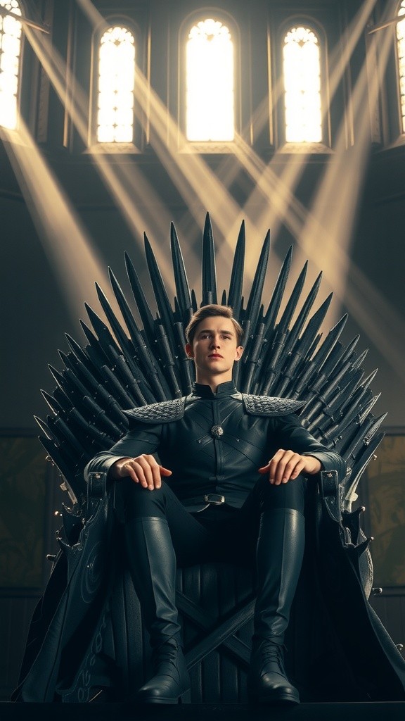 The Mighty King and His Beautiful Queen