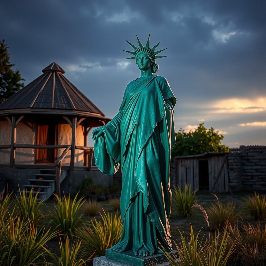 Patung di Belakang Mushola