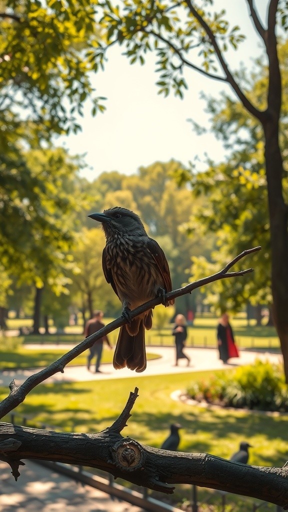 A Bird's Transformation into a Human
