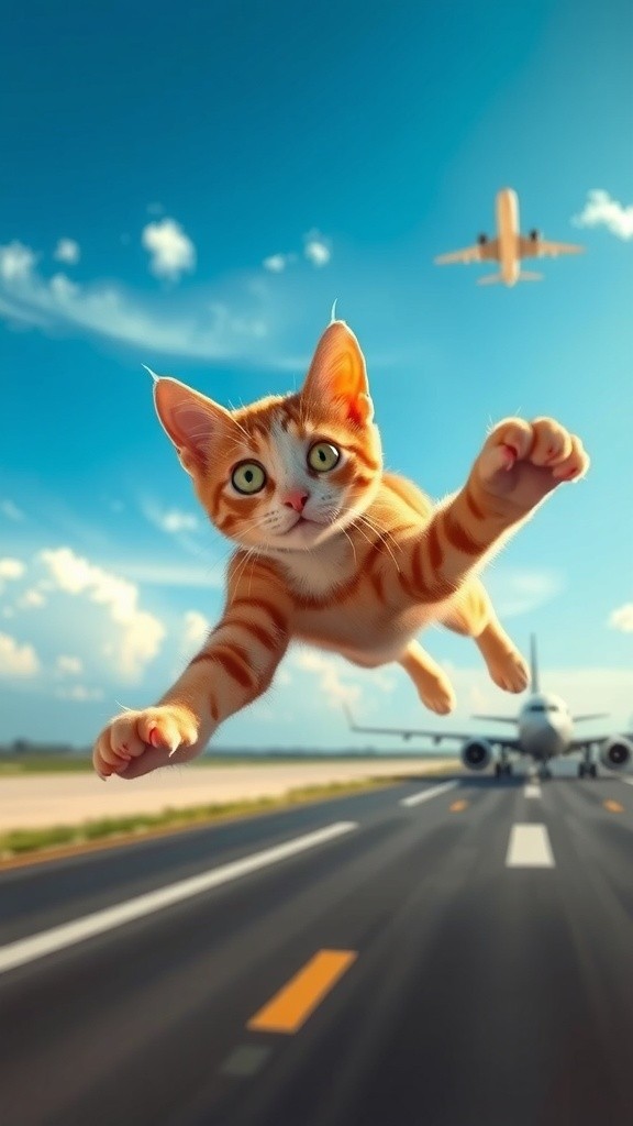 Cat Pilot Dances While Passengers Panic!