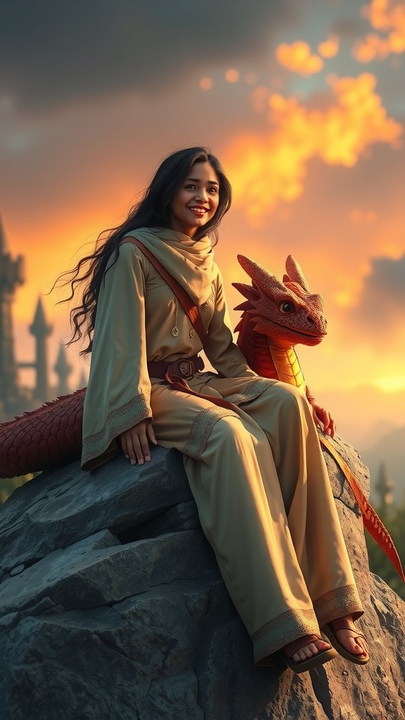 Ridhima and the Friendly Dragon