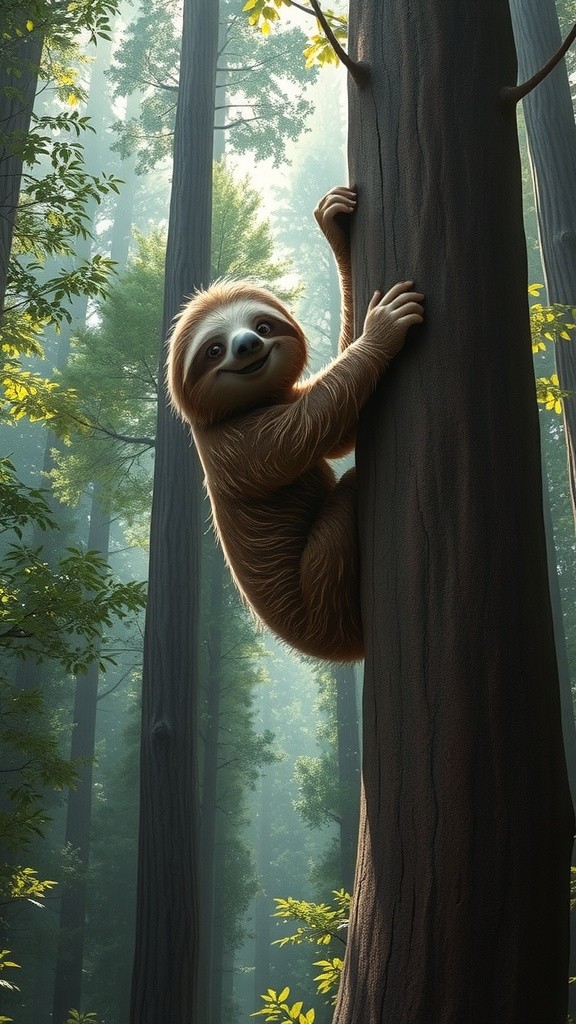 Sloth's Energy Boost: From Tired to Flying